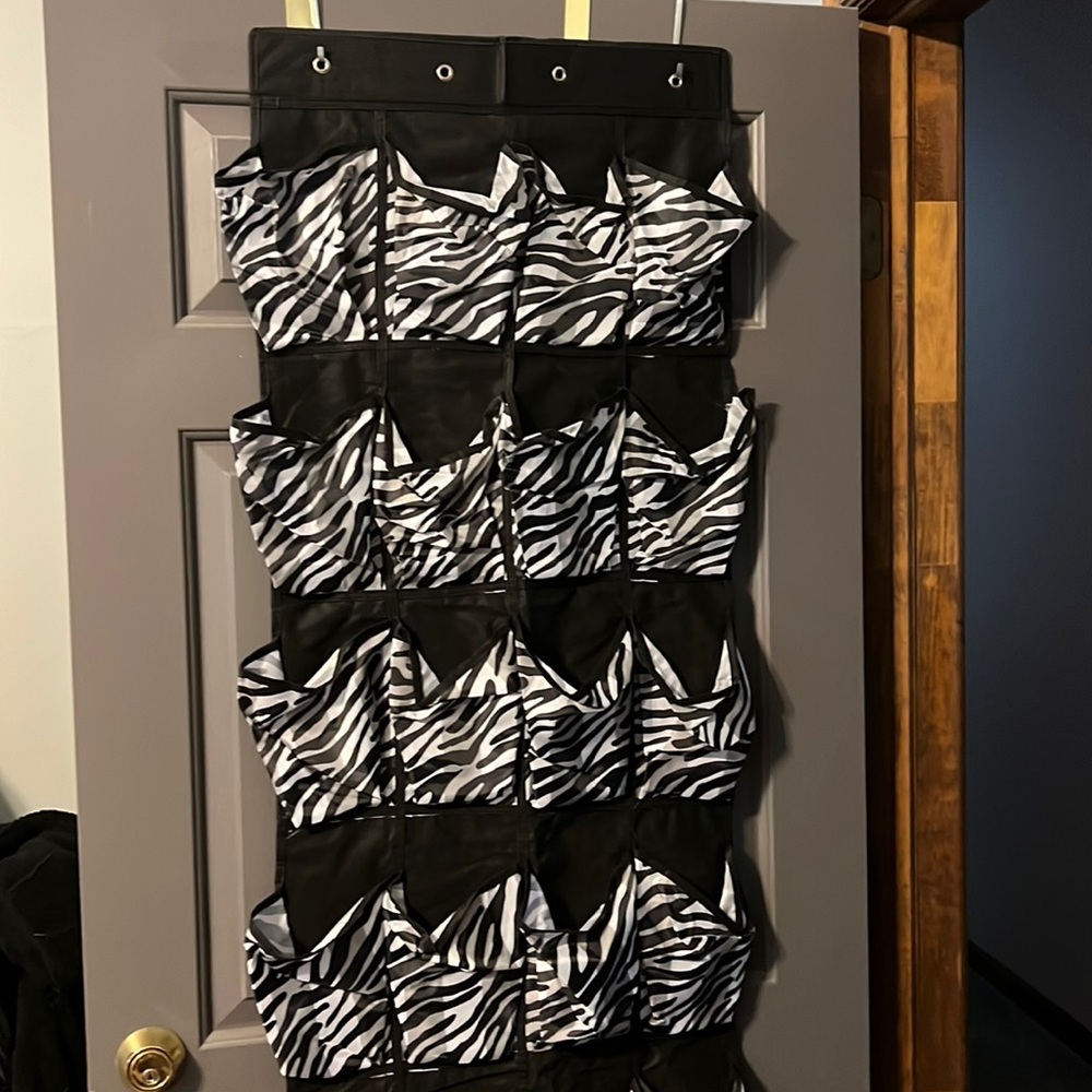 Show storage for 12 pair of shoes. *my entire closet is BOGO free*